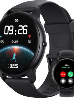 Parsonver Smart Watch(Answer/Make Calls), 1.32" HD Fitness Watch for Men Women, 100+ Sport Modes IP68 Waterproof, Heart Rate Sleep Blood Oxygen Monitor, Activity trackers for Android iOS Phone, SPROD1