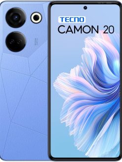 TECNO Camon 20 (Serenity Blue, 8GB RAM,256GB Storage)|16GB Expandable RAM | 64MP RGBW Rear Camera|6.67 FHD+ Big AMOLED with in-Display Fingerprint Sensor