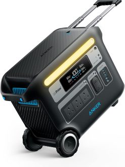 Anker SOLIX F2000 Portable Power Station, PowerHouse 767, 2400W Solar Generator, GaNPrime Battery Generators for Home Use, LiFePO4 Power Station for Outdoor Camping, and RVs (Solar Panel Optional)