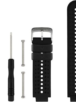 honecumi Garmin Forerunner 735XT Replacement Wristband for Garmin Forerunner 220/230/235/620/630 Wristband for Garmin Approach S20 S5 S6 Smartwatch
