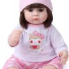 Nano Classic 16 inch 42cm Reborn Baby Doll Soft Cotton body Silicone Newborn real like Baby Doll Girl Toy Gift Dolls-White