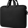 eWINNER Laptop Tablet Sleeve Case Slim Travel Men Women Handle Bag Durable Business Messenger Briefcases for MacBook Air Pro Retina (13 inch, Black)