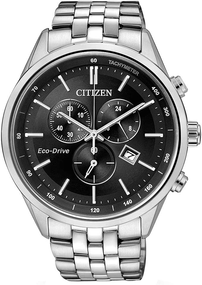 CITIZEN Men's Chronograph Eco-Drive Watch with a Stainless Steel Band