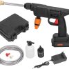 ilaa 48V High-Pressure Water Sprayer, Car Washing Machine, 5M Range, Cordless Portable Electric High Pressure Washer Gun,Used For Car Washing, Floor Cleaning & Garden Watering (1 Battery)