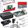 GeeekPi Starter Kit for Raspberry Pi 5 4GB, with Raspberry Pi 5 & Active Cooler, Case, 64GB Card, Card Reader,HDMI Cables and 27W USB C Power Supply