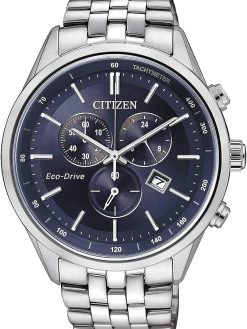 CITIZEN Men's Chronograph Eco-Drive Watch with a Stainless Steel Band