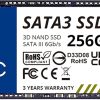 Timetec 256GB SSD 3D NAND TLC SATA III 6Gb/s M.2 2280 NGFF 128TBW Read Speed Up to 550MB/s SLC Cache Performance Boost Internal Solid State Drive for PC Computer Laptop and Desktop (256GB)