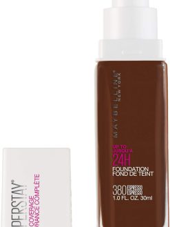 Maybelline New York Super Stay Full Coverage Liquid Foundation Makeup, Espresso, 1 Fl Oz
