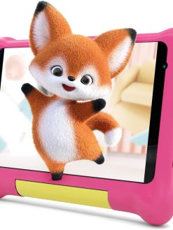 ROWT Kids Tablet 7 inch Tablet for Kids Android 10 2GB RAM 32GB ROM Bluetooth WiFi Dual Cameras Parental Control Tablet Kids(Pink)