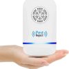 HIQUAY Ultrasonic Insect Repellent, Indoor Fly Repellent Plug-In, Pest Control for Ants, Bed Bugs, Cockroaches, Flies, Mosquitoes, Non-toxic, Human, Pet Safe, for Home, Kitchen, Office, Garage, Hotel