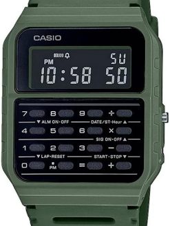 Casio Unisex Digital Dial Stainless Steel Band Watch