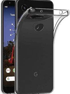 MaiJin Case for Google Pixel 3a (5.6 inch) Soft TPU Rubber Gel Bumper Transparent Back Cover