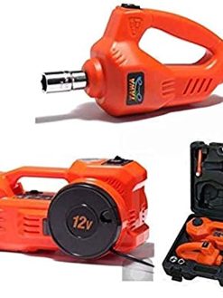Toby's 5T 3 IN 1 JACK 360¡ã Light Electric Car Jack 5 Ton Hydraulic Floor Jack with Built-in Tire Inflator Pump & LED Light - 2-Way Power Supply