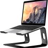 Go-Go Laptop Stand, Ergonomic Aluminum Laptop Computer Stand, Detachable Laptop Riser Notebook Holder Stand Compatible with MacBook Air Pro, Dell XPS, HP, Lenovo More 10-15.6” Laptops