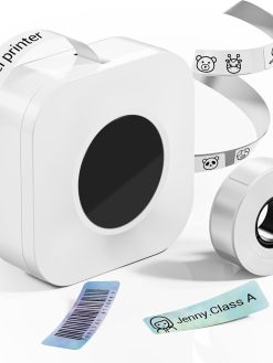 Phomemo Small Label Makers-Phomemo Q30S Mini Label Maker Machine Bluetooth Portable Label Printer Wireless, Handheld Labeler, Easy-to-use for Labelling,Compatible with iOS&Android, White