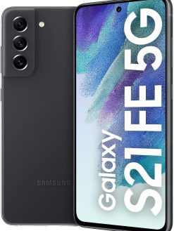 SAMSUNG Galaxy S21 FE 5G Dual SIM Smartphone, 256GB Storage and 8GB RAM (UAE Version), Graphite