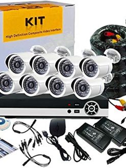 8CH Full HD OUTDOOR 1280 X 720P DVR NVR AHD outdor Camera System 1200 TVL CCTV SYSTEM