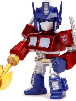 Jada Transformers G1 Optimus Prime Dlx. 4-Inch MetalFigs & Light