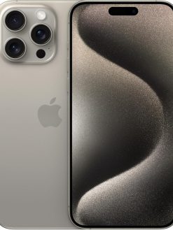 Apple iPhone 15 Pro Max (256 GB) - Natural Titanium (Renewed)