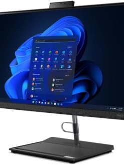 Lenovo Neo30a-22 All-in-One Desktop, 12th Generation Intel Core i3-1215U Processor, Intel® UHD Graphics, 8GB DDR4 RAM, 256GB M.2 SSD, 21.5” FHD Display, DVD-Writer, Windows 11 (Jet Black)