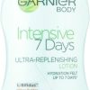 Garnier Intensive 7 Days Shea Butter & Probiotic Extract Body Lotion 400ml, Ultra Replenishing Soothing Moisturiser, Up to 7 Days Hydration, For Very Dry Skin, Fast Absorbing & Non Greasy