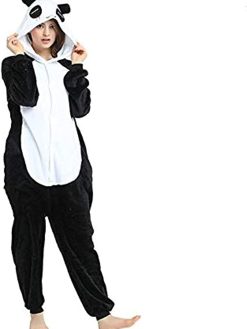 Unisex Panda Onesies, Cartoon Pajamas Cosplay Costume Sleepwear - SIZE L