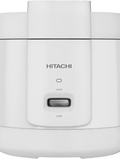 Hitachi Rice Cooker, 1.8 (L) Capacity, 800W-950W Cooking Power, Non-stick inner pot, LED Light Display, Easy to Clean after Cooking, Keeps your food warm for up to 12 hours-White-RZ-S18MNW