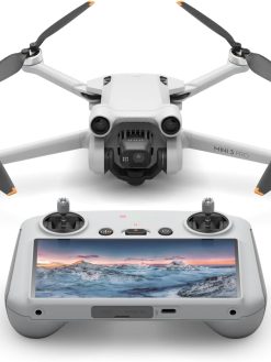 DJI Mini 3 Pro (DJI RC) Lightweight and Foldable Camera Drone 4K/60fps Video, 48MP Photo, 34-min Flight, Tri-Directional Obstacle Sensing, MOIAT Certified - UAE Version