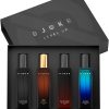 DJOKR Perfume Gift Set for Men Pack of 4x20 ML | Eau De Parfum | Premium Luxury Long Lasting Fragrance Spray | Signature, On The Rocks, Oud Wood, Marine (4x20 ml)