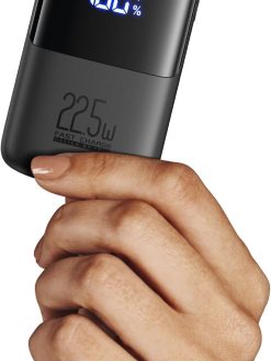 INIU Power Bank, 22.5W USB C 10000mAh Small Portable Charger, PD3.0 QC4.0 Fast Charging Battery Pack, 3 Outputs Phone Charger for iPhone 16 15 14 13 12 11 8 X Pro Max Samsung S22 Google AirPods iPad