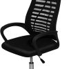 SKY-TOUCH SKY TOUCH Office Chair,Comfort Ergonomic Height Adjustable Desk Chair with Lumbar Support Backrest&Headrest and Armrests，Black 125×55×55cm