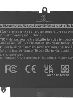 60Wh 7.6V Li-ion 3-Cell K5XWW Laptop battery compatible for Dell Latitude 5289 7389 7390 2-in-1 Series Notebook.71TG4 071TG4 K5XWW X49C1