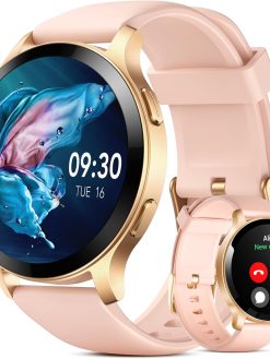 Parsonver Smart Watch for Women(Call Receive/Dial), 1.43" Smart Watch for Android iPhone Phones Fitness Tracker Watch with Sleep Health Monitor Calorie Step Tracking 100+ Sport Modes IP68 Waterproof