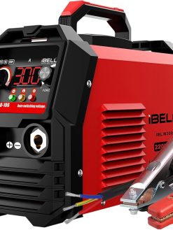 iBELL Dual-phase Heavy Duty Inverter ARC Welding Machine (IGBT) 300A with Hot Start, Anti-Stick Functions, Arc Force Control