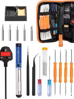 eWINNER Carry Portable Electric Welding & Soldering Iron Kit for welding circuit board appliance repair Home DIY hobbyists jewelry welding all soldering project