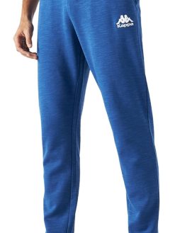 Kappa Men Kappa Logo Embroidered Joggers with Pockets and Drawstring Closure