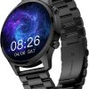 Noise Halo Plus 1.46" Super AMOLED Display Elite Smart Watch, Bluetooth Calling, Stainless Steel Build, Metal Straps, Upto 7 Days Battery, Effortless Communication, IP68 Water Resistance (Elite Black)