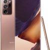 Samsung Galaxy Note20 Ultra 5G Sim Free Android Mobile Phone Mystic Bronze 256 GB (Renewed)