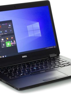 Dell Fast Dell Latitude E5470 HD Business Laptop Notebook PC (Intel Core i5-6300U, 8GB Ram, 256GB Solid State SSD, HDMI, Camera, WiFi, SC Card Reader) Win 10 Pro (Renewed)., Black