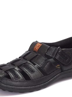 Burwood Men BWD 263 Leather Fisherman Sandals