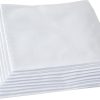 Men's Handkerchiefs,100% Soft Cotton