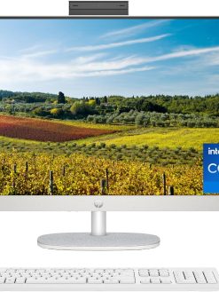 HP 27 inch All-in-One Desktop PC, FHD Display, 13th Gen Intel Core i7-1355U, 16 GB RAM, 512 GB SSD, Intel UHD Graphics, Windows 11, non touch (upgrade)