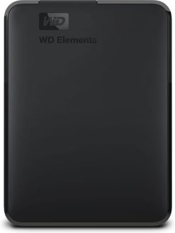 WD 2TB Elements Portable External Hard Drive USB 3.0 for PC - Black - WDBU6Y0020BBK-WESN