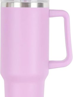 Stanl cup 40oz(1200ml),OYDAS stanley water bottle,Stanley Tumbler with Handle,Stainless Steel Vacuum Insulated Tumbler with Lid and Straw,Sports Water Bottle Jug,Travel Coffee Mug(Purple)
