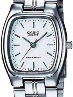 Casio Womens Quartz Watch, Analog Display and Stainless Steel Strap