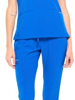 Dagacci Medical Uniform Women and Men Unisex 4-Way Stretch Jogger Scrub Set