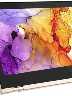 Lenovo 2-in-1 Convertible 11.6” Touchscreen Chromebook, Intel Celeron N Processor Up to 2.70GHz, 4GB Memory, 32GB Storage, Chrome OS, Pale Gold (Renewed)