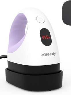 eSeedy Mini Heat Press Machine, LED Display, Up to 356 ℉(180 ℃), Constant Temp Control, Fast Heating, Auto Power Off for Safety