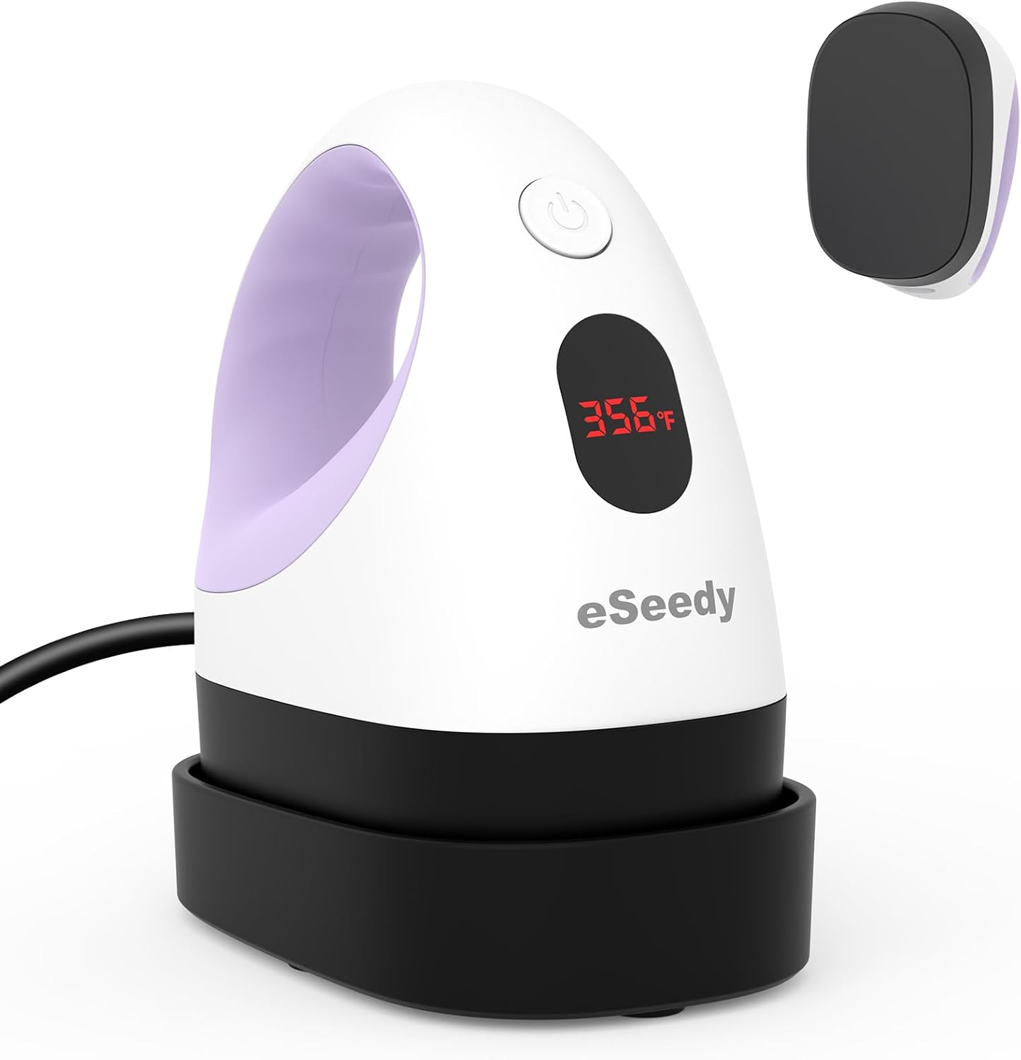 eSeedy Mini Heat Press Machine, LED Display, Up to 356 ℉(180 ℃), Constant Temp Control, Fast Heating, Auto Power Off for Safety