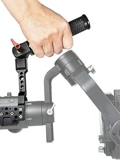 Goshyda Adjustable Handle Grip for Gimbal Stabilizer, Adjustable Folding Alloy Stabilizer Handle Sling Grip Extension Arm with Rubber Handle for DJI Ronin-S, for Ronin-SC